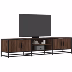 Ce meuble TV avec un grand espace de rangement est un complément pratique et attrayant pour votre salon ou votre chambre à co ...