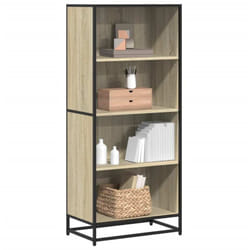 Bibliothèque chêne sonoma 60x35x139 cm bois d'ingénierie Vidaxl