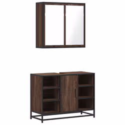 VidaXL 3300914, Marron, Métal, Bois, 60 kg, 800 mm, 330 mm, 600 mm