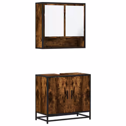 VidaXL 3300917, Chêne, Métal, Bois, 60 kg, 650 mm, 330 mm, 600 mm