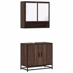 VidaXL 3300919, Marron, Métal, Bois, 60 kg, 650 mm, 330 mm, 600 mm