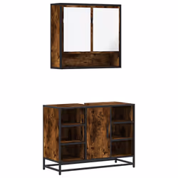VidaXL 3300942, Chêne, Métal, Bois, 60 kg, 800 mm, 330 mm, 600 mm