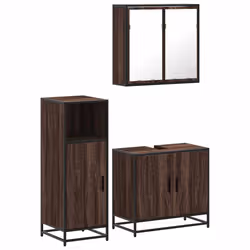 VidaXL 3300949, Marron, Métal, Bois, 60 kg, 650 mm, 330 mm, 600 mm