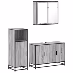 VidaXL 3300953, Gris, Chêne, Métal, Bois, 60 kg, 900 mm, 330 mm, 600 mm