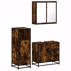 VidaXL 3300957, Chêne, Métal, Bois, 60 kg, 650 mm, 330 mm, 600 mm