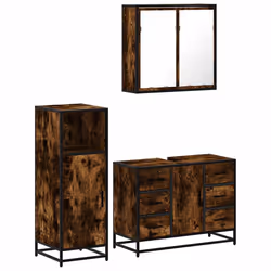 VidaXL 3300962, Chêne, Métal, Bois, 60 kg, 800 mm, 330 mm, 600 mm