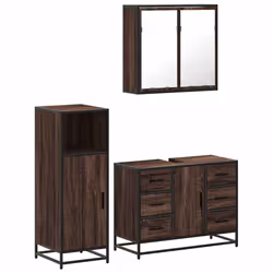 VidaXL 3300964, Marron, Métal, Bois, 60 kg, 800 mm, 330 mm, 600 mm