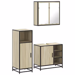 VidaXL 3300966, Chêne, Métal, Bois, 60 kg, 650 mm, 330 mm, 600 mm