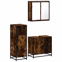 VidaXL 3300967, Chêne, Métal, Bois, 60 kg, 650 mm, 330 mm, 600 mm
