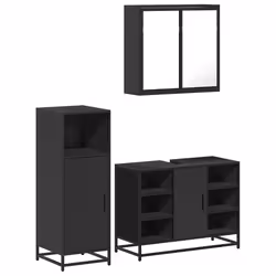 VidaXL 3300970, Noir, Métal, Bois, 60 kg, 800 mm, 330 mm, 600 mm