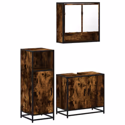 VidaXL 3300977, Chêne, Métal, Bois, 60 kg, 650 mm, 330 mm, 600 mm