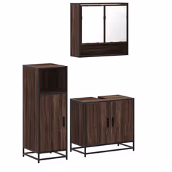 VidaXL 3300979, Marron, Métal, Bois, 60 kg, 650 mm, 330 mm, 600 mm