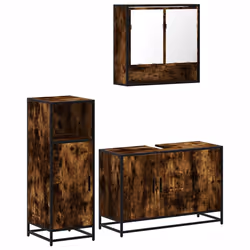 VidaXL 3300982, Chêne, Métal, Bois, 60 kg, 900 mm, 330 mm, 600 mm