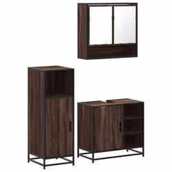 VidaXL 3300999, Marron, Métal, Bois, 60 kg, 650 mm, 330 mm, 600 mm