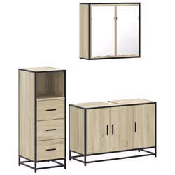 VidaXL 3301011, Chêne, Métal, Bois, 60 kg, 900 mm, 330 mm, 600 mm