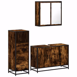 VidaXL 3301012, Chêne, Métal, Bois, 60 kg, 900 mm, 330 mm, 600 mm