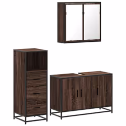 VidaXL 3301014, Marron, Métal, Bois, 60 kg, 900 mm, 330 mm, 600 mm