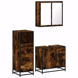 VidaXL 3301017, Chêne, Métal, Bois, 60 kg, 650 mm, 330 mm, 600 mm