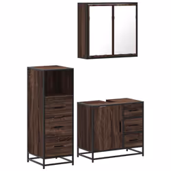 VidaXL 3301019, Marron, Métal, Bois, 60 kg, 650 mm, 330 mm, 600 mm