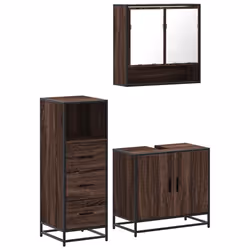 VidaXL 3301039, Marron, Métal, Bois, 60 kg, 650 mm, 330 mm, 600 mm
