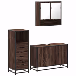 VidaXL 3301044, Marron, Métal, Bois, 60 kg, 900 mm, 330 mm, 600 mm