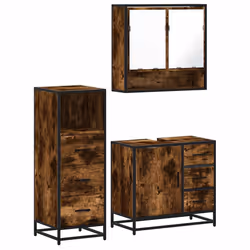 VidaXL 3301047, Chêne, Métal, Bois, 60 kg, 650 mm, 330 mm, 600 mm