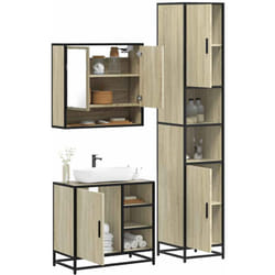 Vidaxl - Ensemble De Meubles De Salle De Bain 3 Pcs Chêne Sonoma
