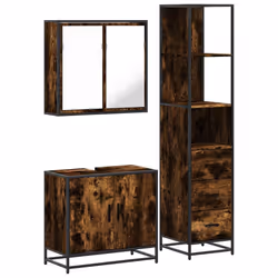 VidaXL 3301127, Chêne, Métal, Bois, 60 kg, 650 mm, 330 mm, 600 mm