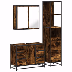VidaXL 3301142, Chêne, Métal, Bois, 60 kg, 800 mm, 330 mm, 600 mm