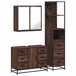 VidaXL 3301144, Marron, Métal, Bois, 60 kg, 800 mm, 330 mm, 600 mm