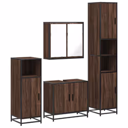 VidaXL 3301189, Marron, Métal, Bois, 60 kg, 650 mm, 330 mm, 600 mm