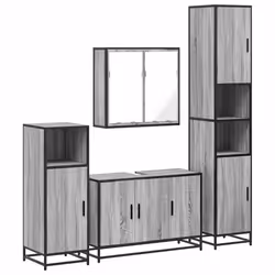 VidaXL 3301193, Gris, Chêne, Métal, Bois, 60 kg, 900 mm, 330 mm, 600 mm