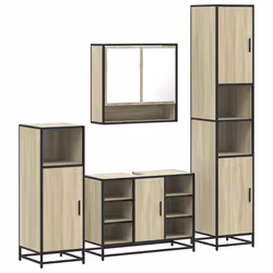 VidaXL 3301241, Chêne, Métal, Bois, 60 kg, 800 mm, 330 mm, 600 mm