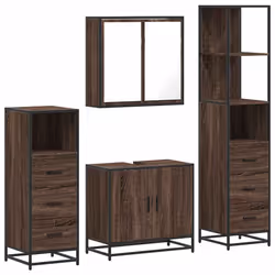 VidaXL 3301249, Marron, Métal, Bois, 60 kg, 650 mm, 330 mm, 600 mm