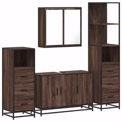 VidaXL 3301254, Marron, Métal, Bois, 60 kg, 900 mm, 330 mm, 600 mm