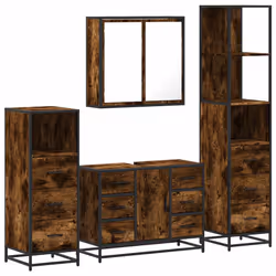 VidaXL 3301262, Chêne, Métal, Bois, 60 kg, 800 mm, 330 mm, 600 mm