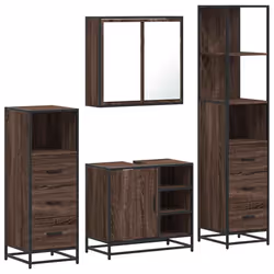 VidaXL 3301269, Marron, Métal, Bois, 60 kg, 650 mm, 330 mm, 600 mm