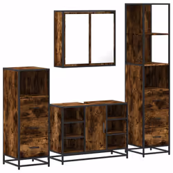 VidaXL 3301272, Chêne, Métal, Bois, 60 kg, 800 mm, 330 mm, 600 mm