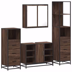 VidaXL 3301274, Marron, Métal, Bois, 60 kg, 800 mm, 330 mm, 600 mm