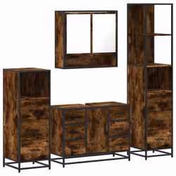 VidaXL 3301292, Chêne, Métal, Bois, 60 kg, 800 mm, 330 mm, 600 mm
