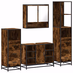 VidaXL 3301302, Chêne, Métal, Bois, 60 kg, 800 mm, 330 mm, 600 mm
