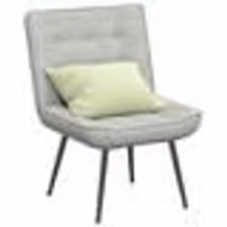 vidaXL Chaise de relaxation gris clair 64x74x84 cm velours