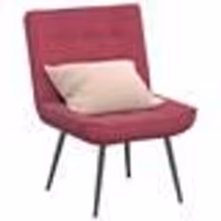 vidaXL Chaise de relaxation rouge bordeaux 64x74x84 cm velours
