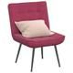 vidaXL Chaise de relaxation rouge bordeaux 64x74x84 cm velours
