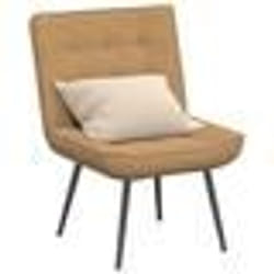 vidaXL Chaise de relaxation marron 64x74x84 cm velours