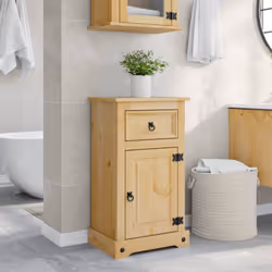 Cette armoire de salle de bain est un excellent choix pour votre salle de bain, la rendant bien rangée et organisée ! Matéria ...