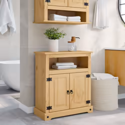 Cette armoire de salle de bain est un excellent choix pour votre salle de bain, la rendant bien rangée et organisée ! Matéria ...