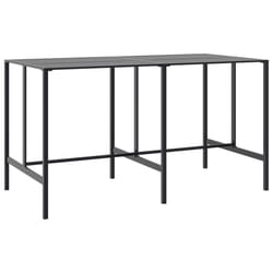 VidaXL 3301419 table de jardin Noir