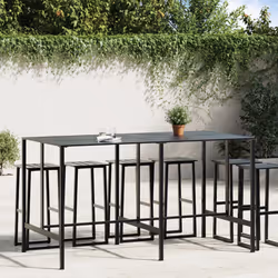 VidaXL 3301419 table de jardin Noir - Vue supplémentaire 2