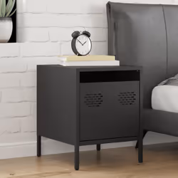 VidaXL 851244 Table de nuit et table de chevet Noir